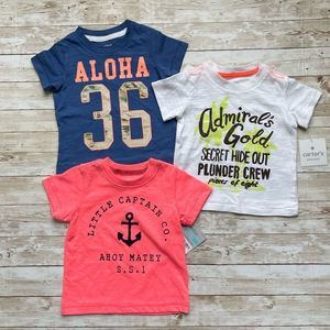 Carters Short Sleeve Shirt Bundle